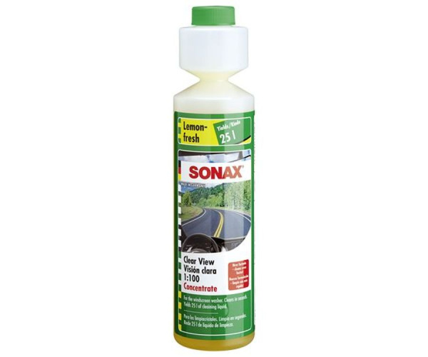 SONAX 373141 Стеклоомыватель концентрат 1:100 аромат "лимон" 0,25л
